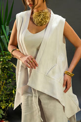 Bella Vest - White