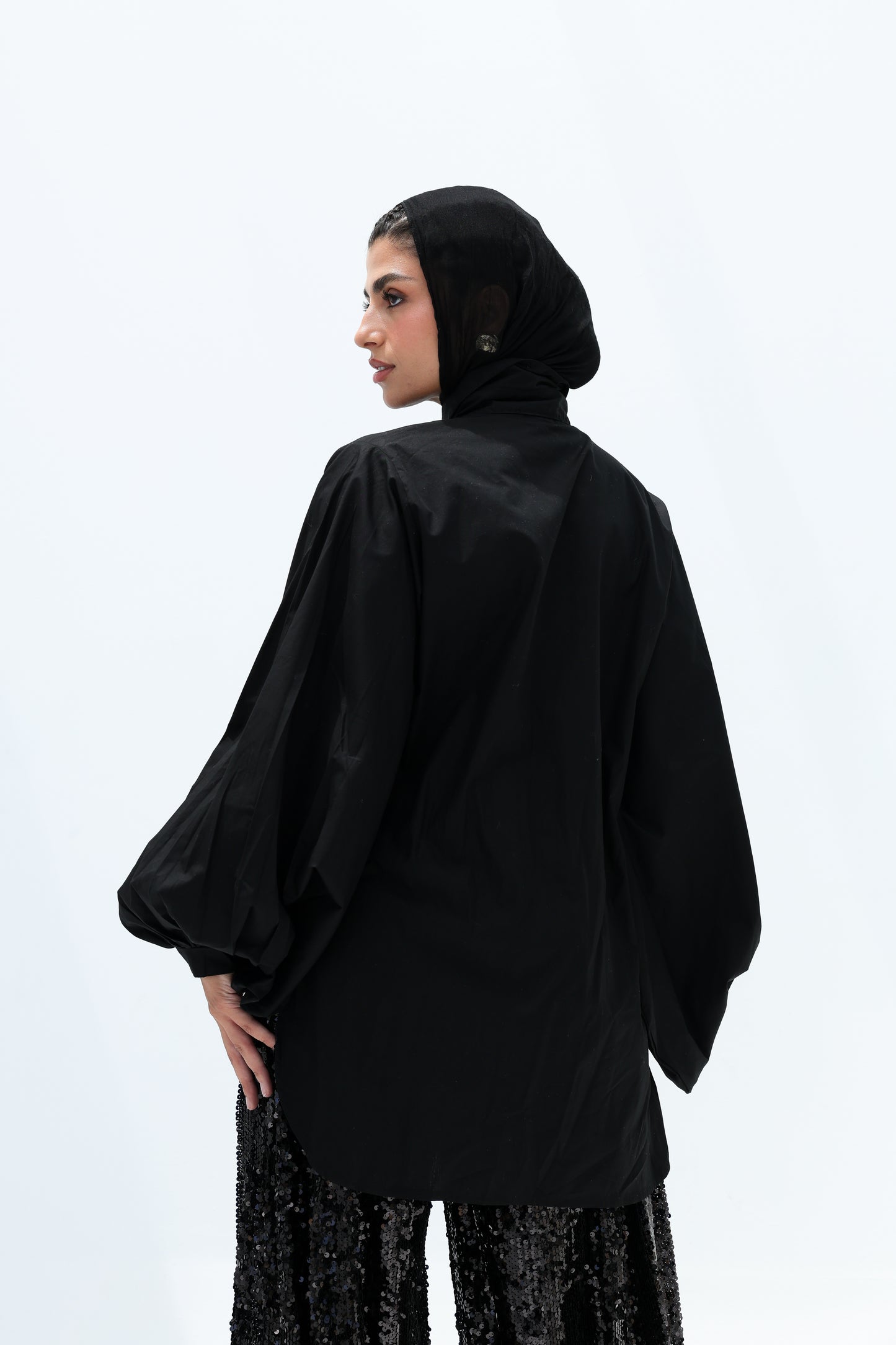 Black ballon shirt