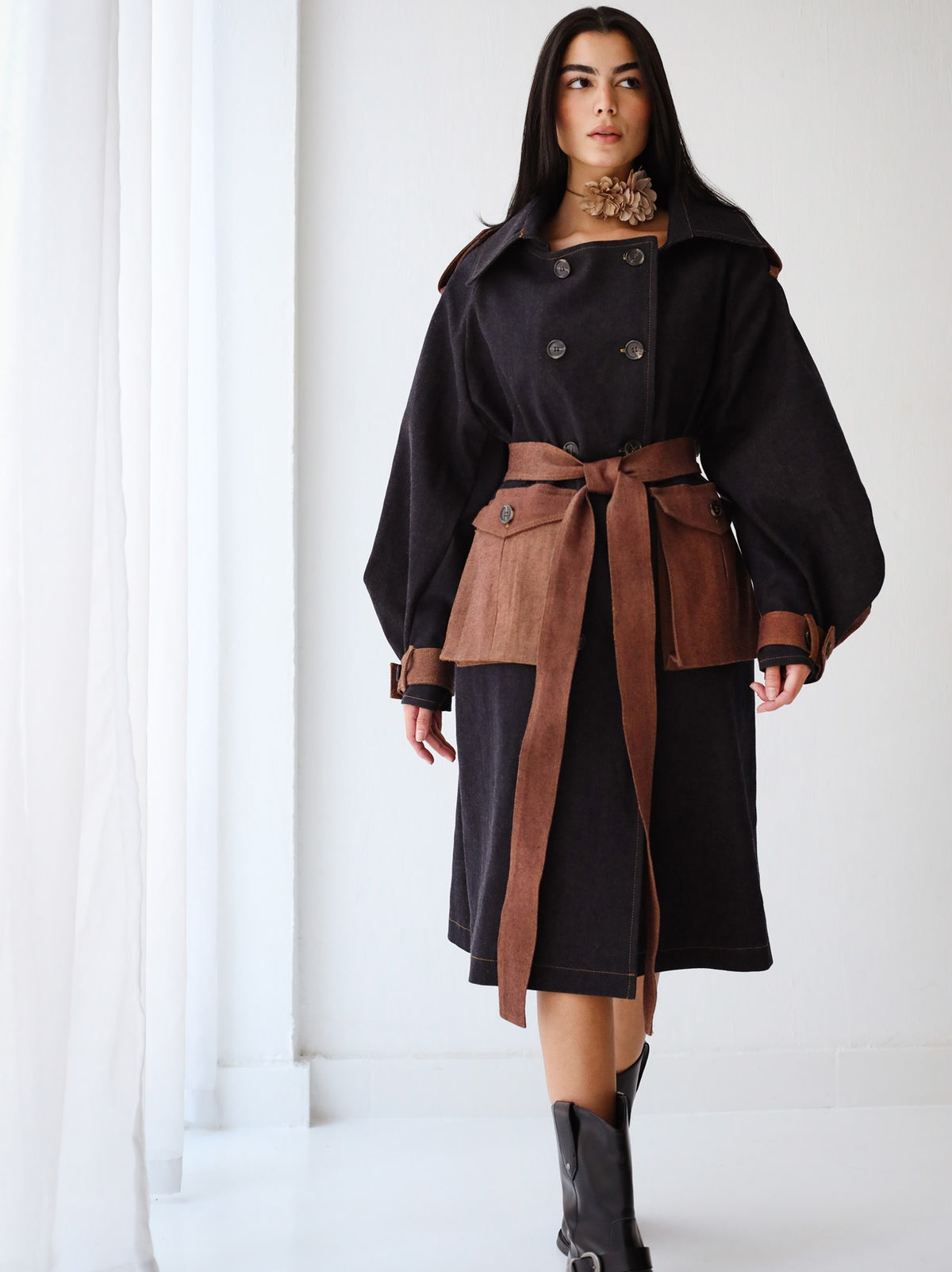 Jumble Coat - Brown