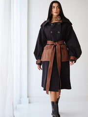 Jumble Coat - Brown