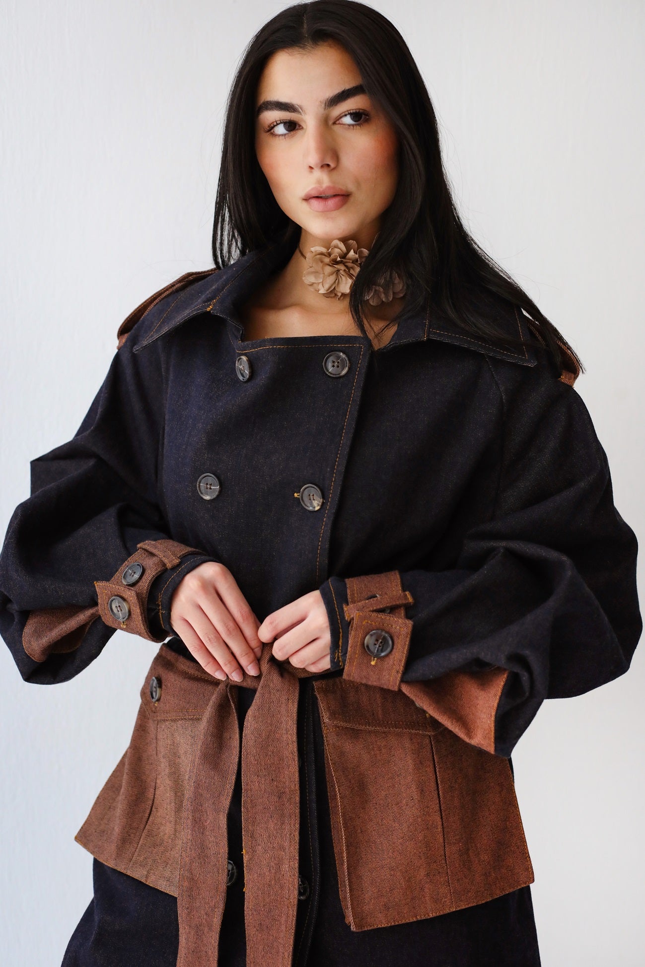 Jumble Coat - Brown