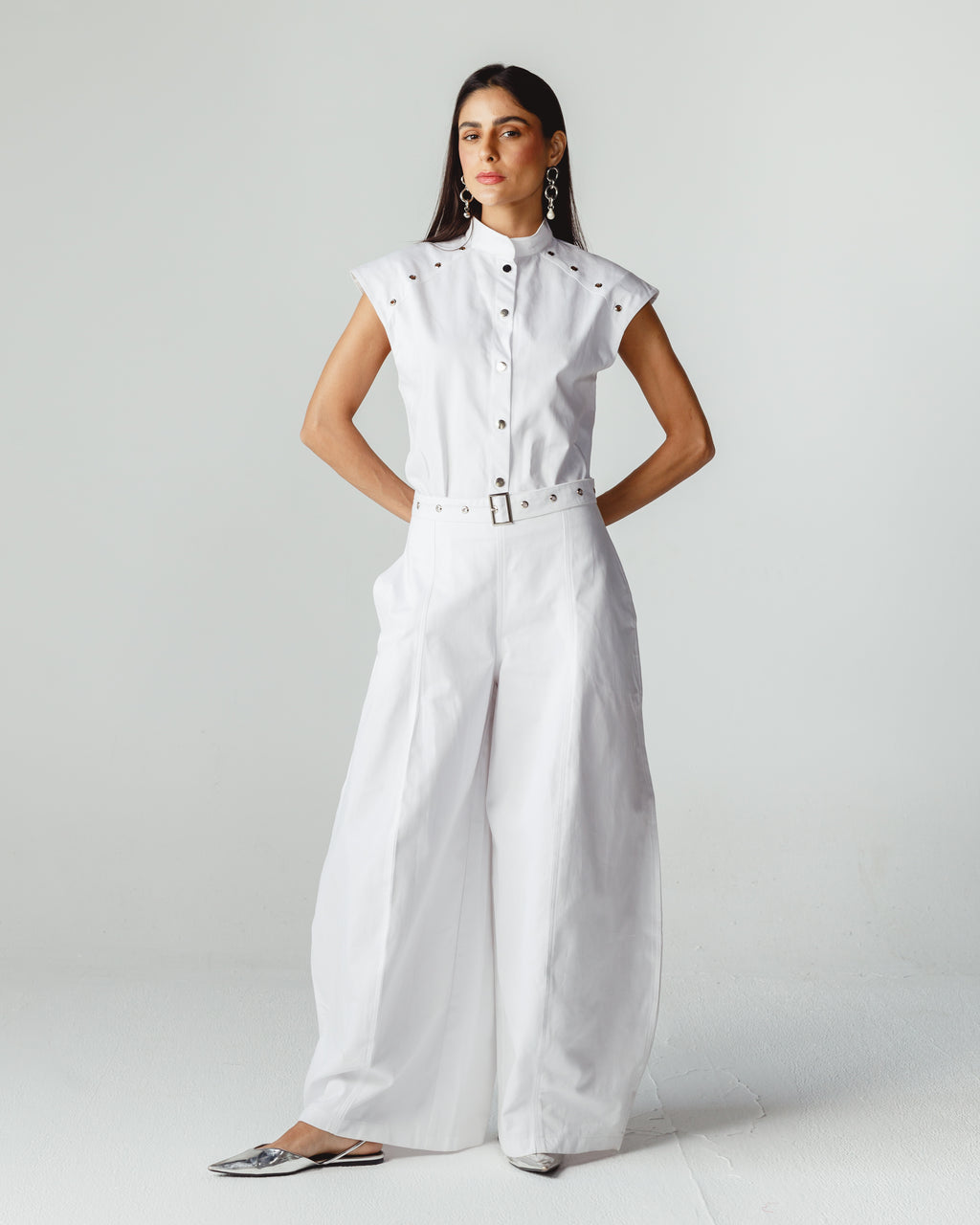 Studs Set in White