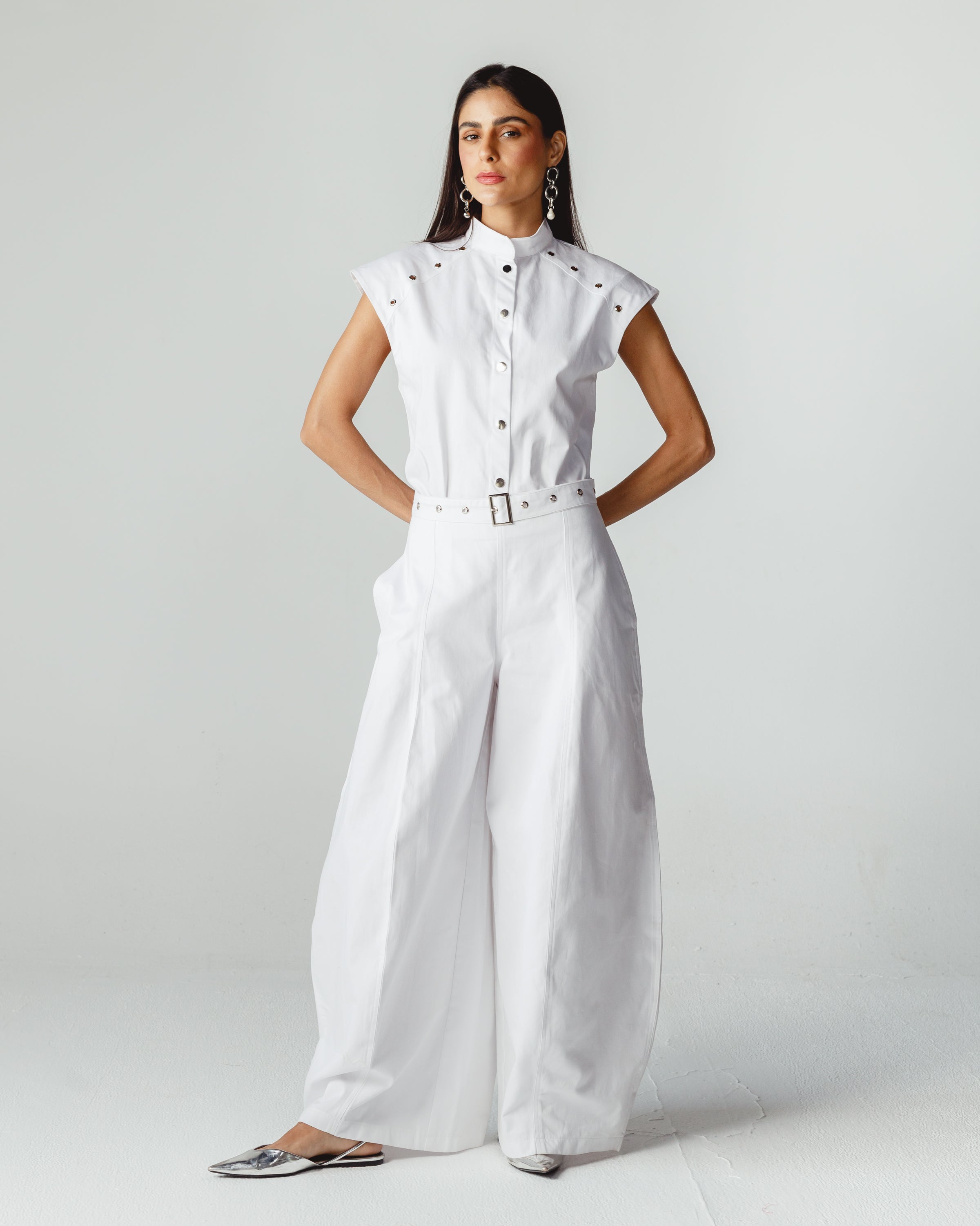 Studs Set in White