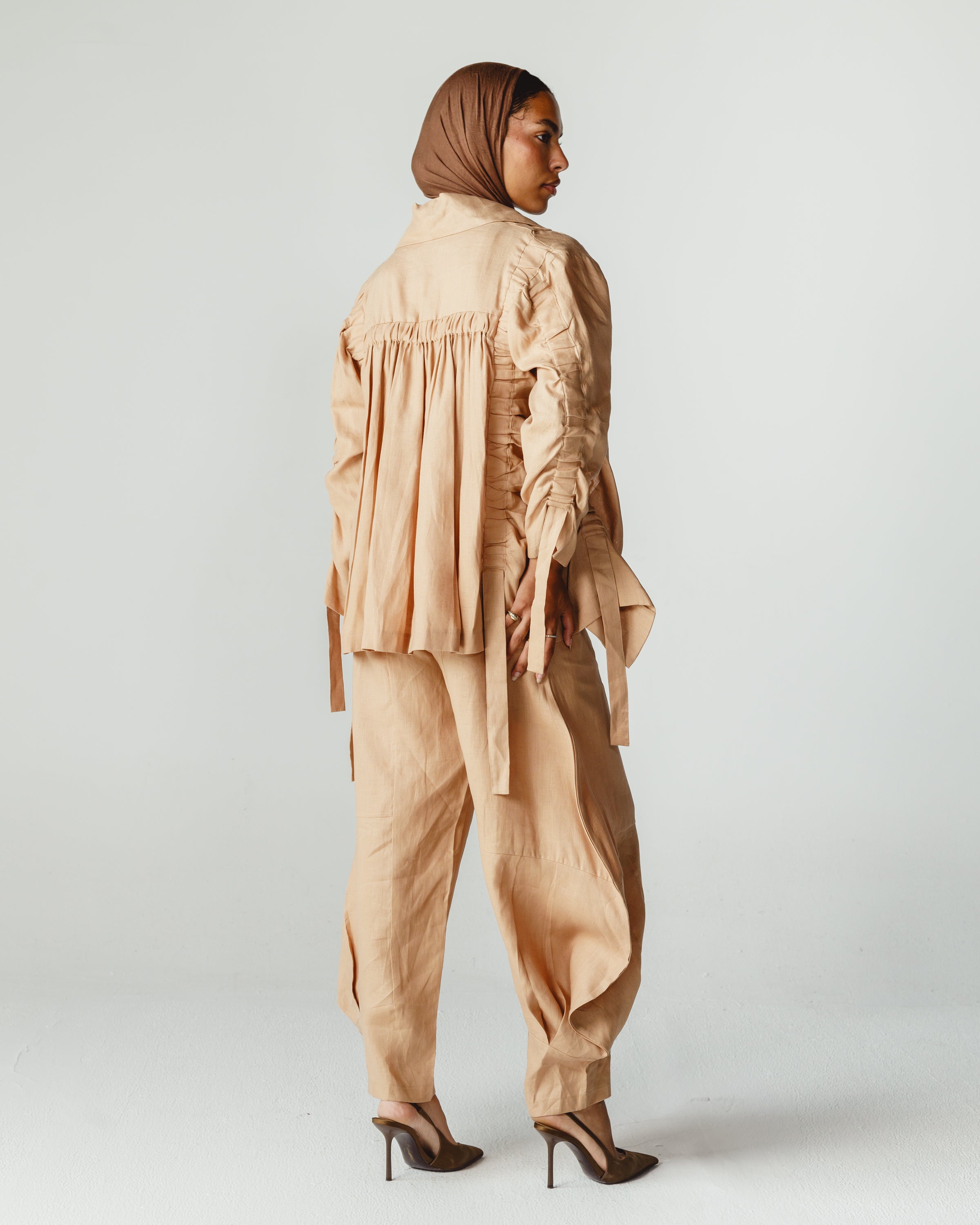 Ribbons Set in Beige