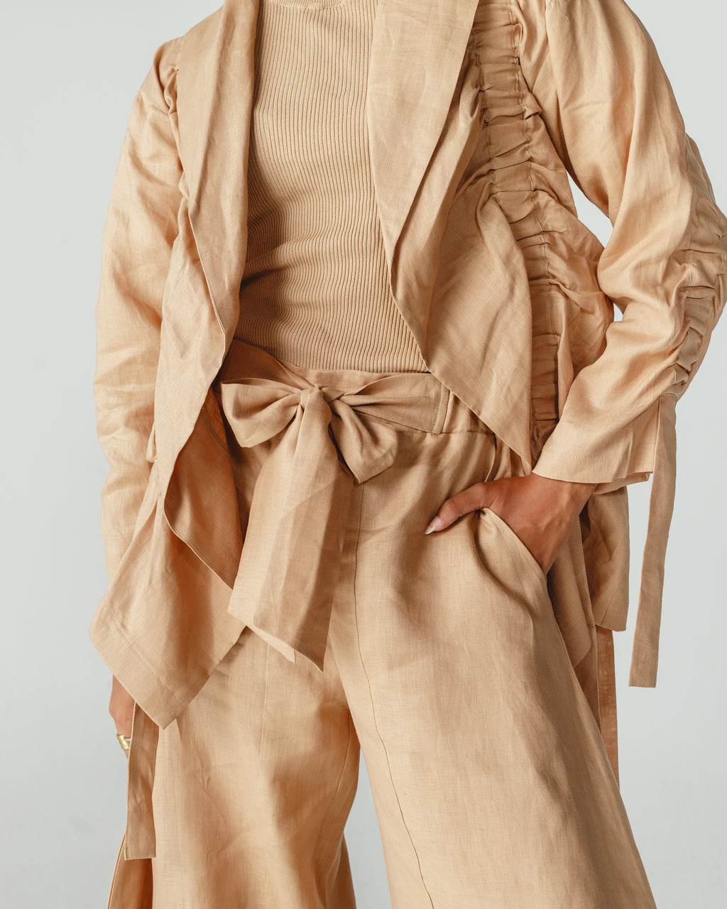 Ribbons Set in Beige