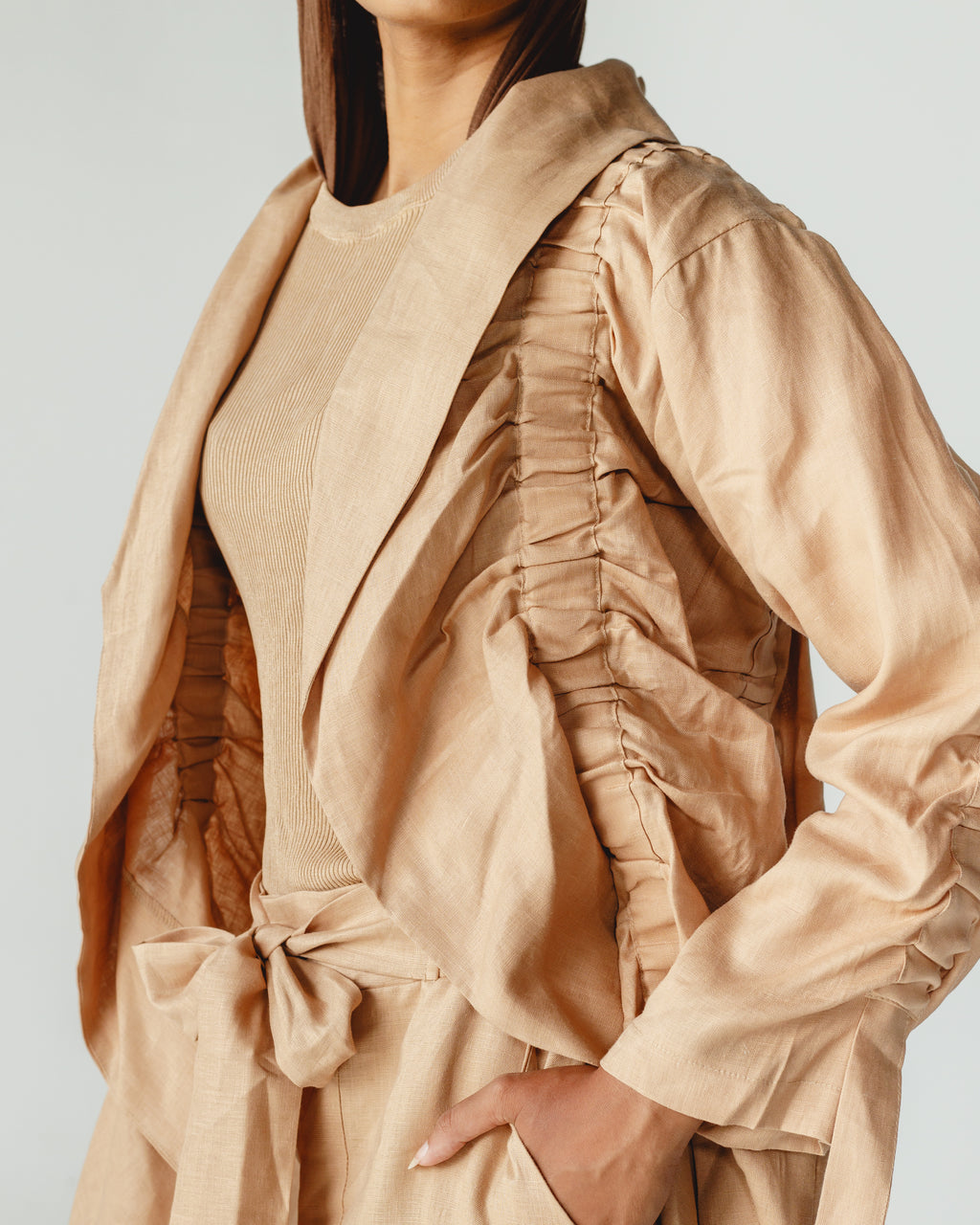 Ribbons Set in Beige