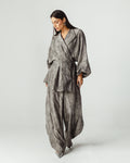Pleated Set in Gray