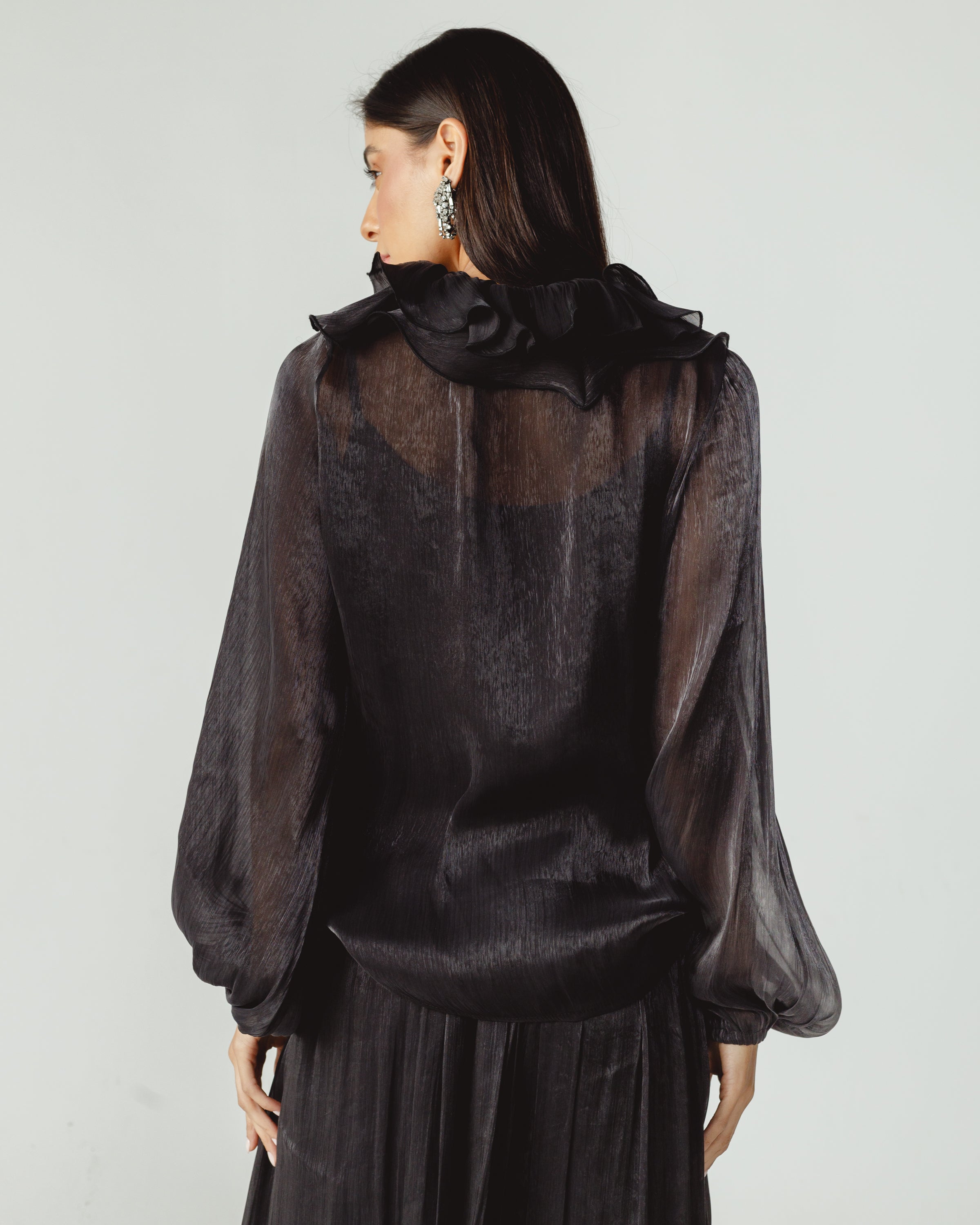 Ruffles Set in Black