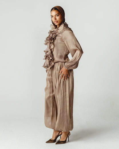 Ruffles Set in Caffe