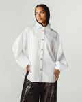 White Ballon Shirt
