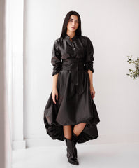 Rollette Dress - Black