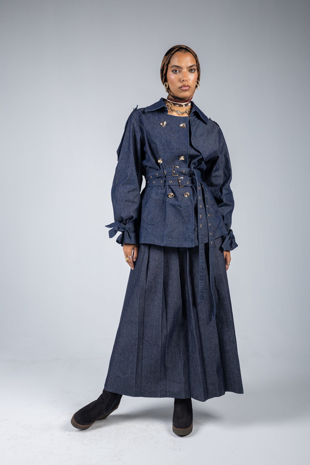 Skyline Skirt  Blue
