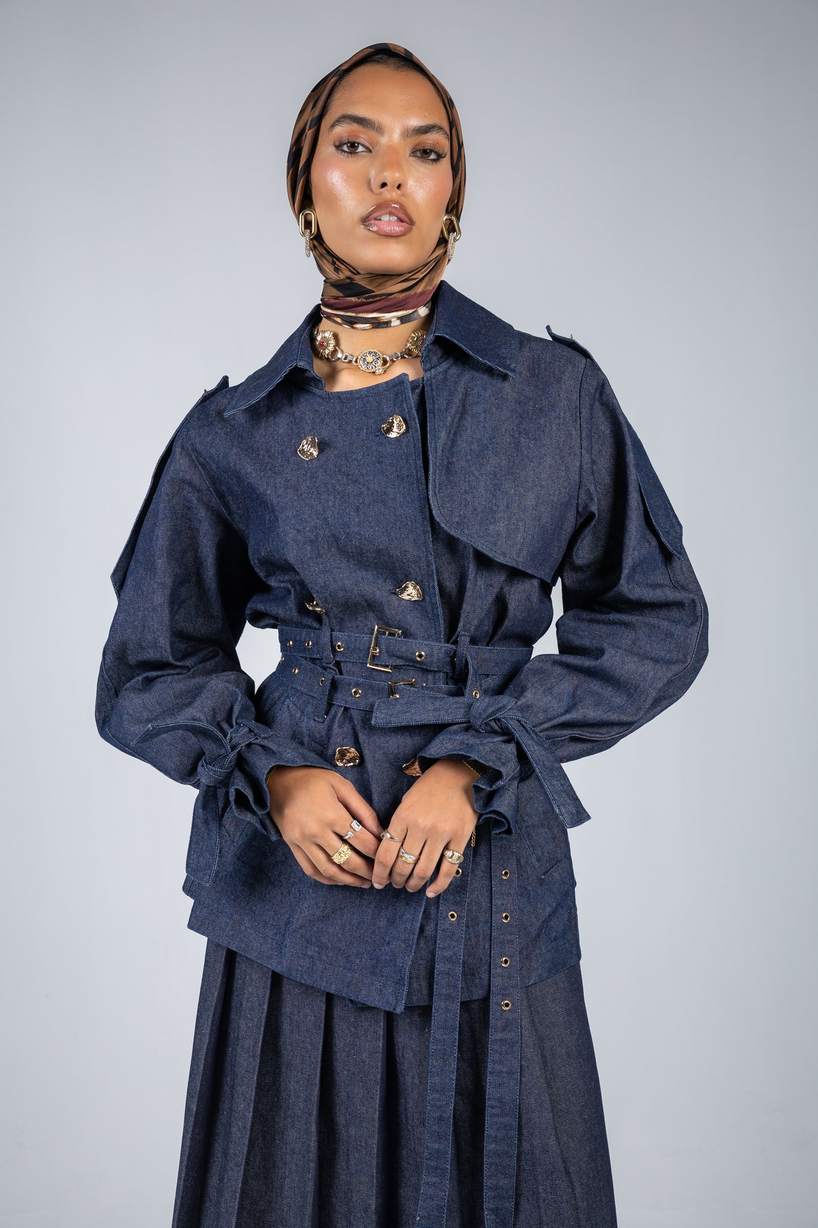 Skyline Trench Blue