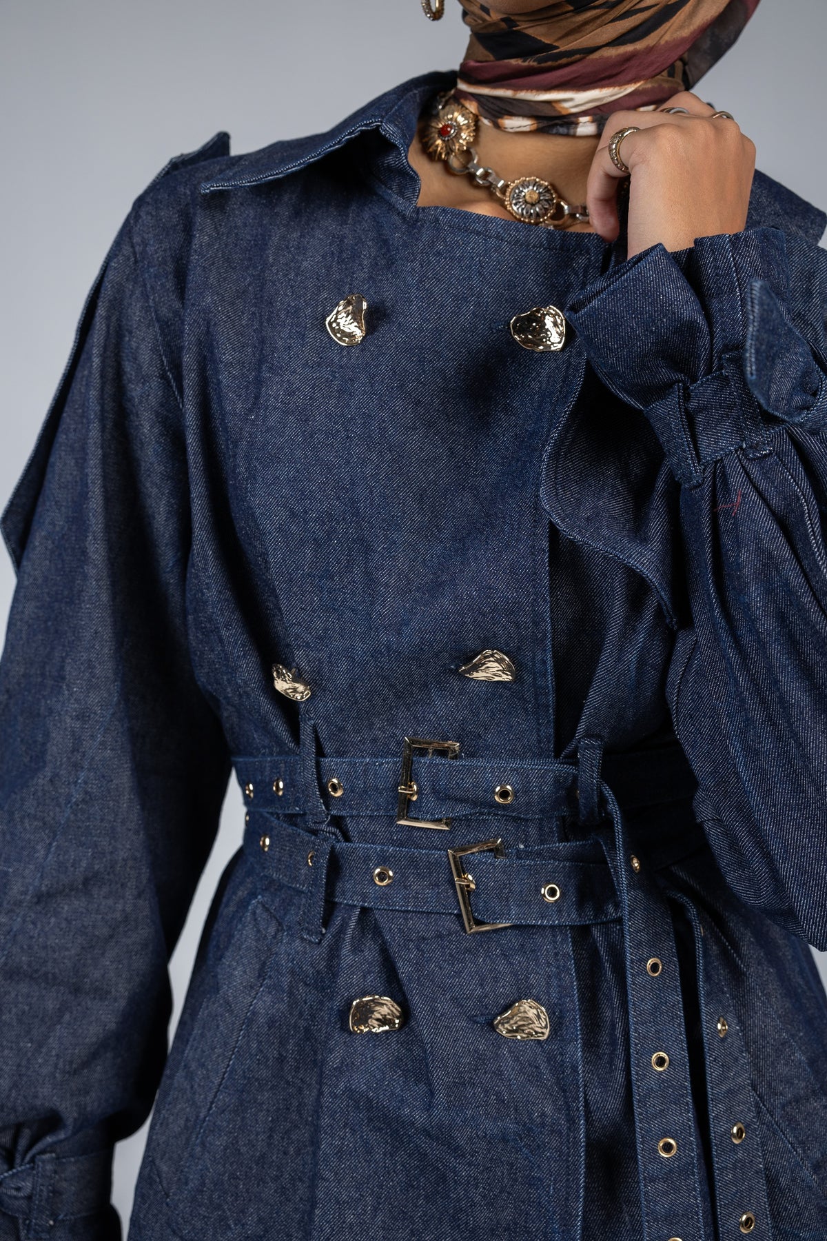 Skyline Trench Blue