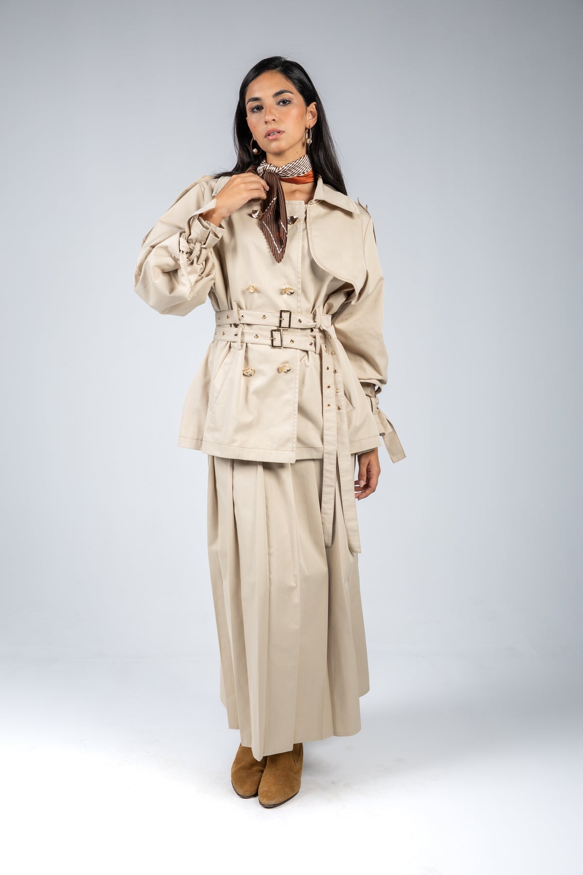 Skyline Skirt  Beige