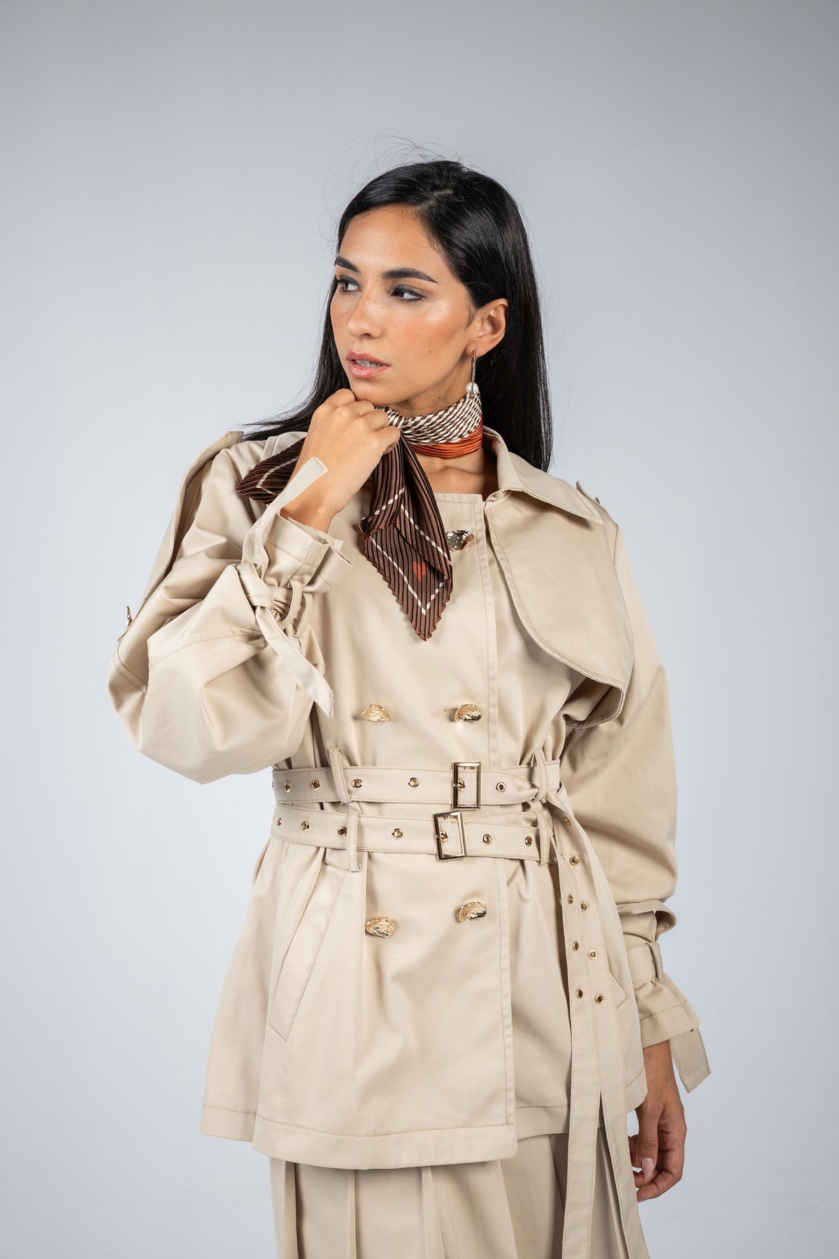 Skyline Trench Beige