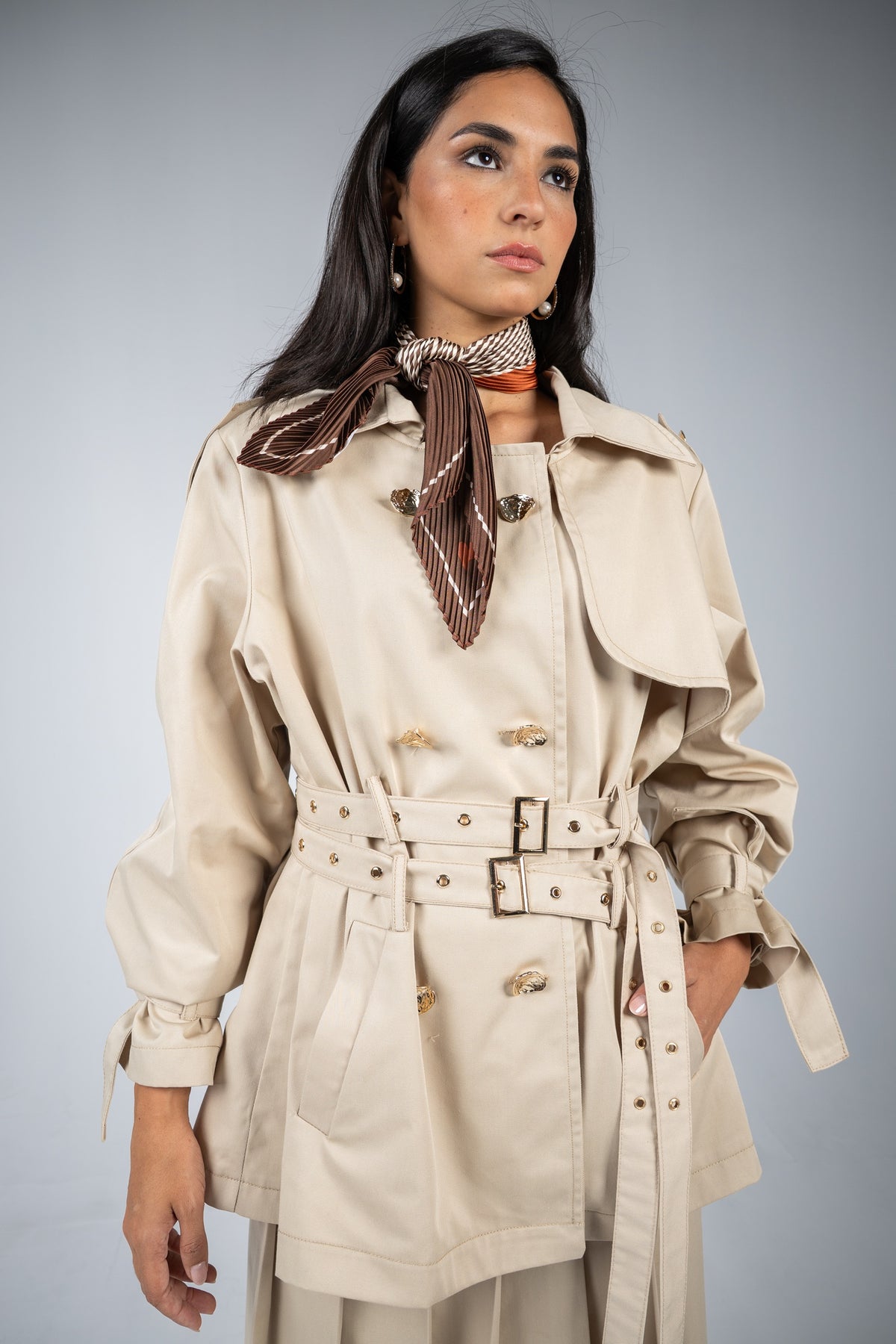 Skyline Trench Beige