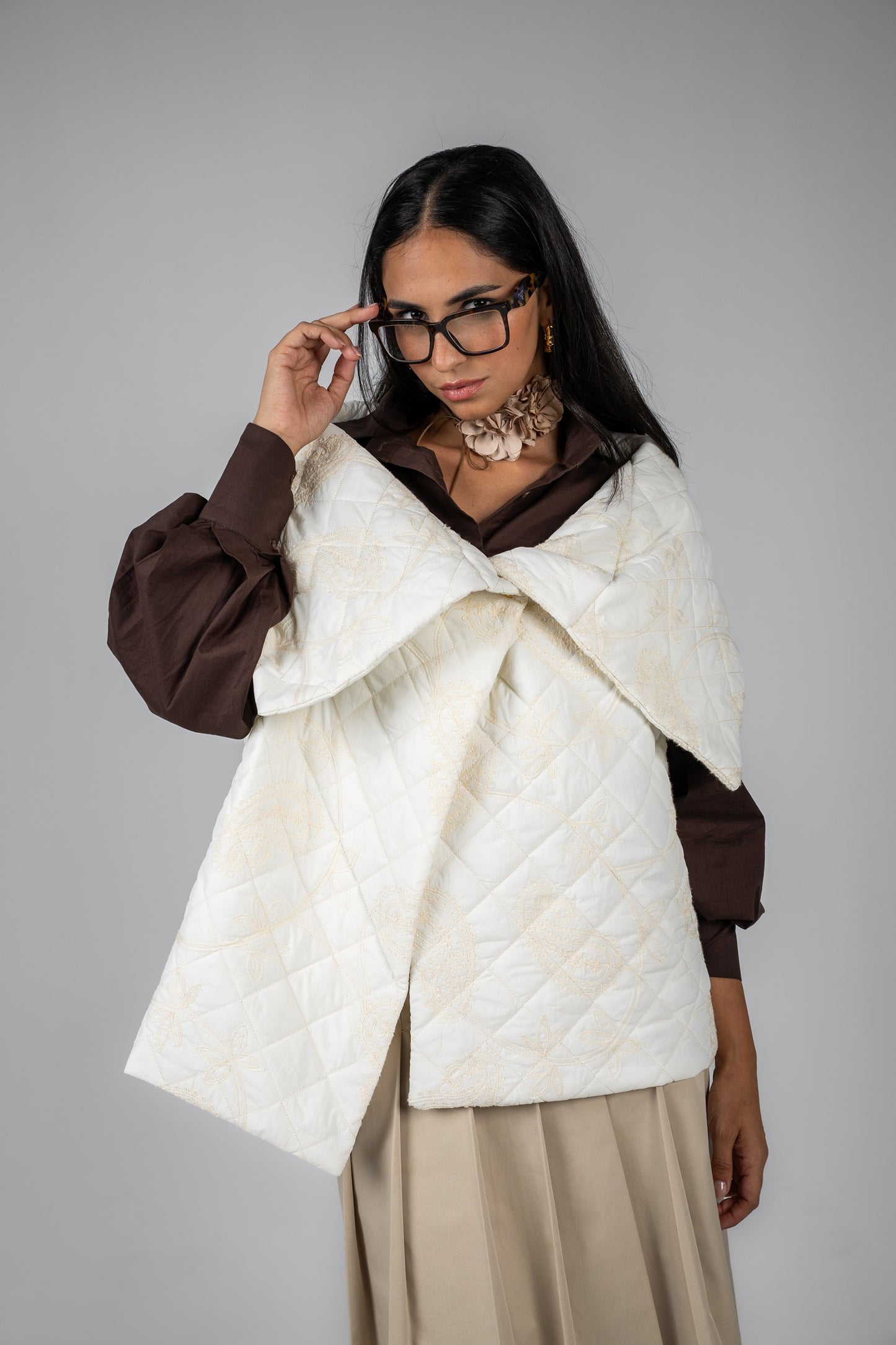 Brooklyn Vest Off-White