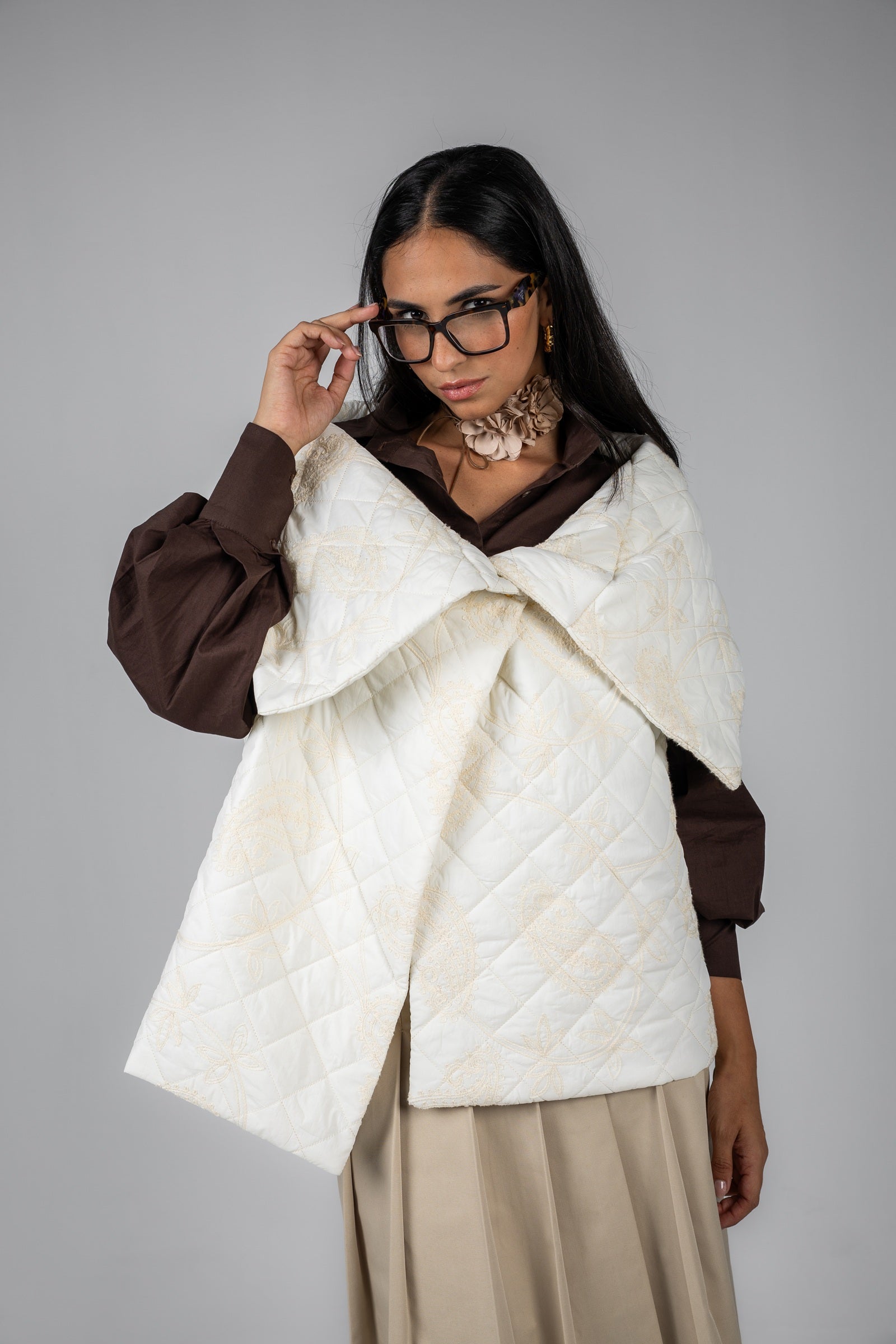 Brooklyn Vest Off-White