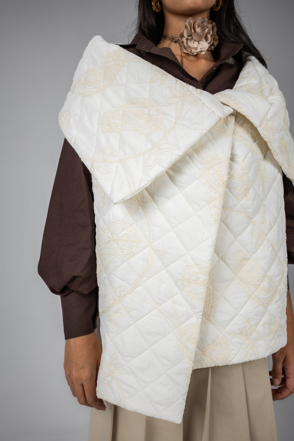 Brooklyn Vest Off-White