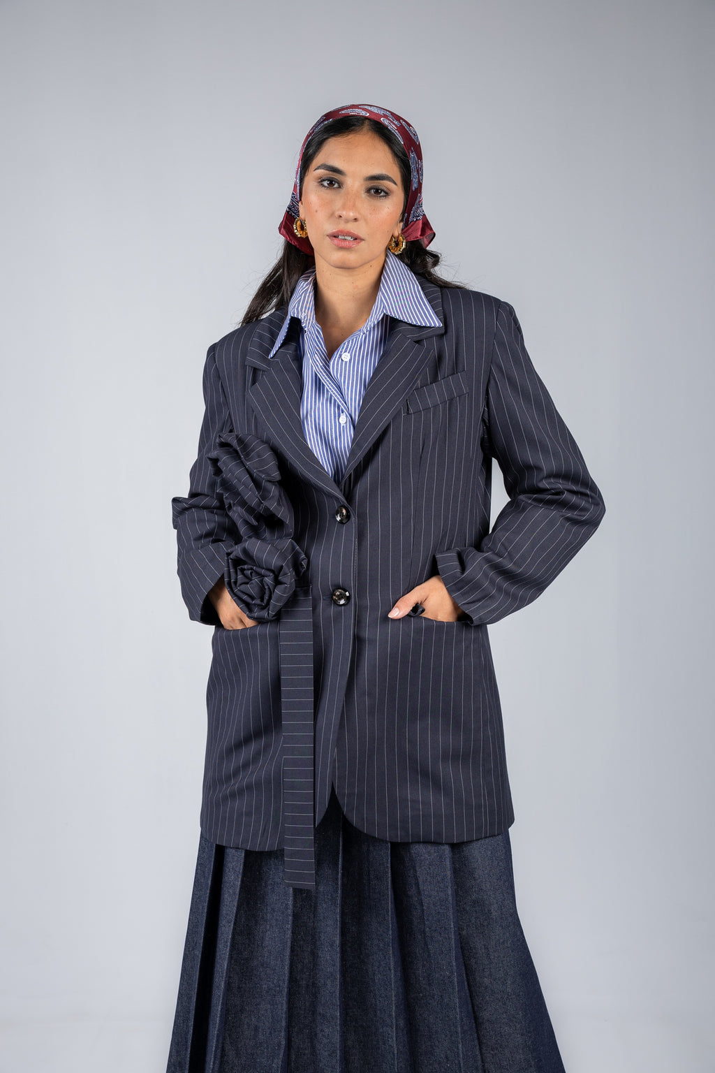 Empire Blazer Gray