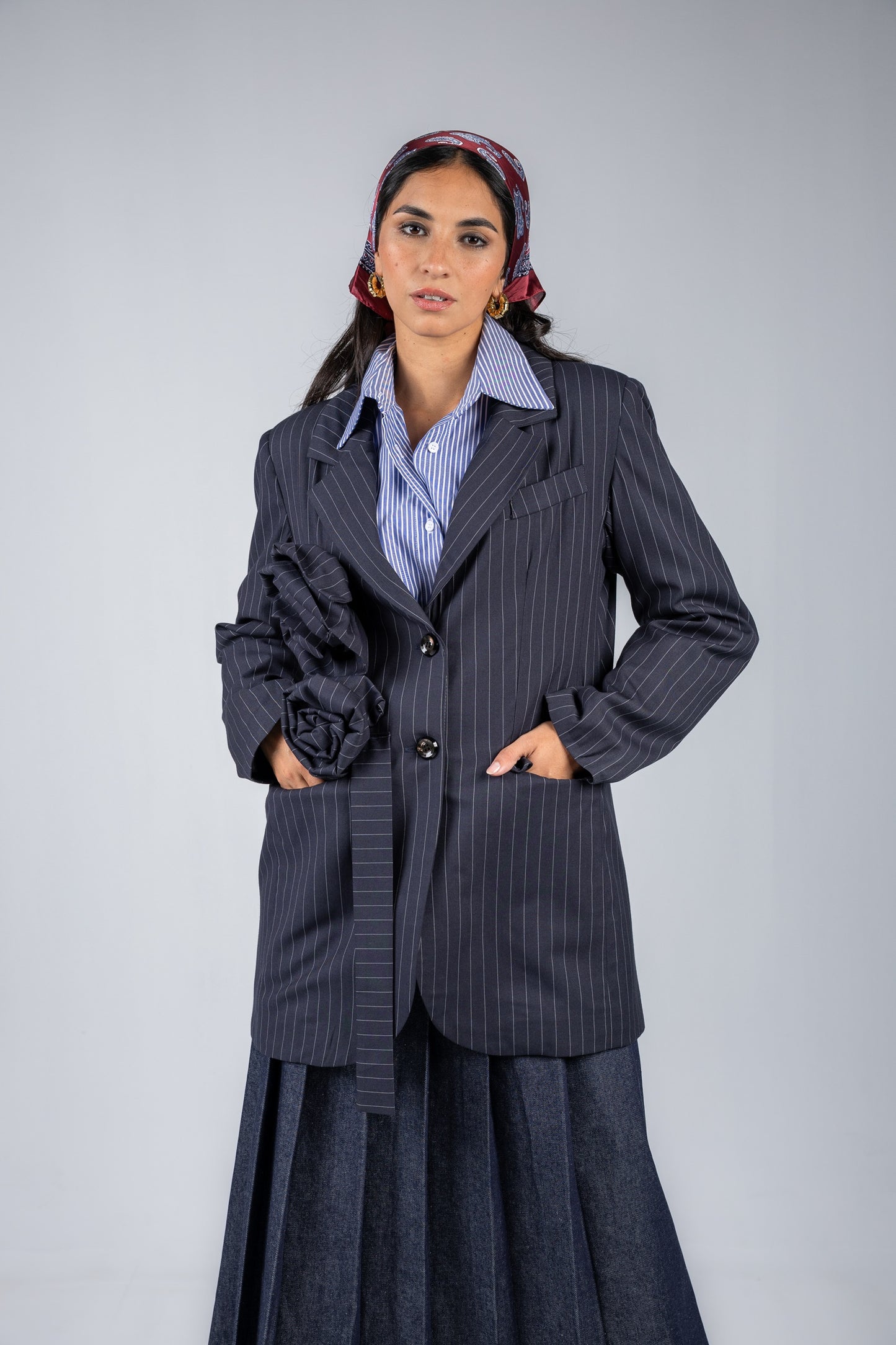 Empire Blazer Gray