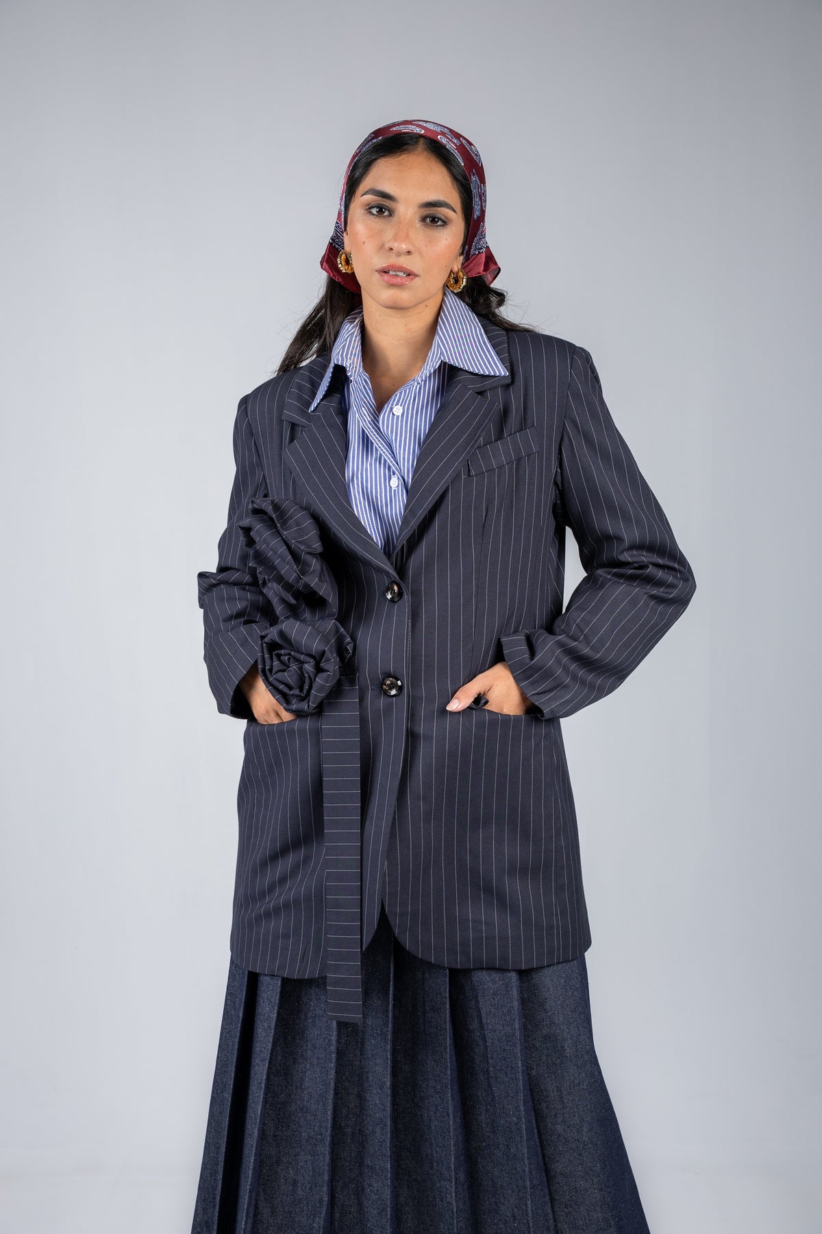 Empire Blazer Gray