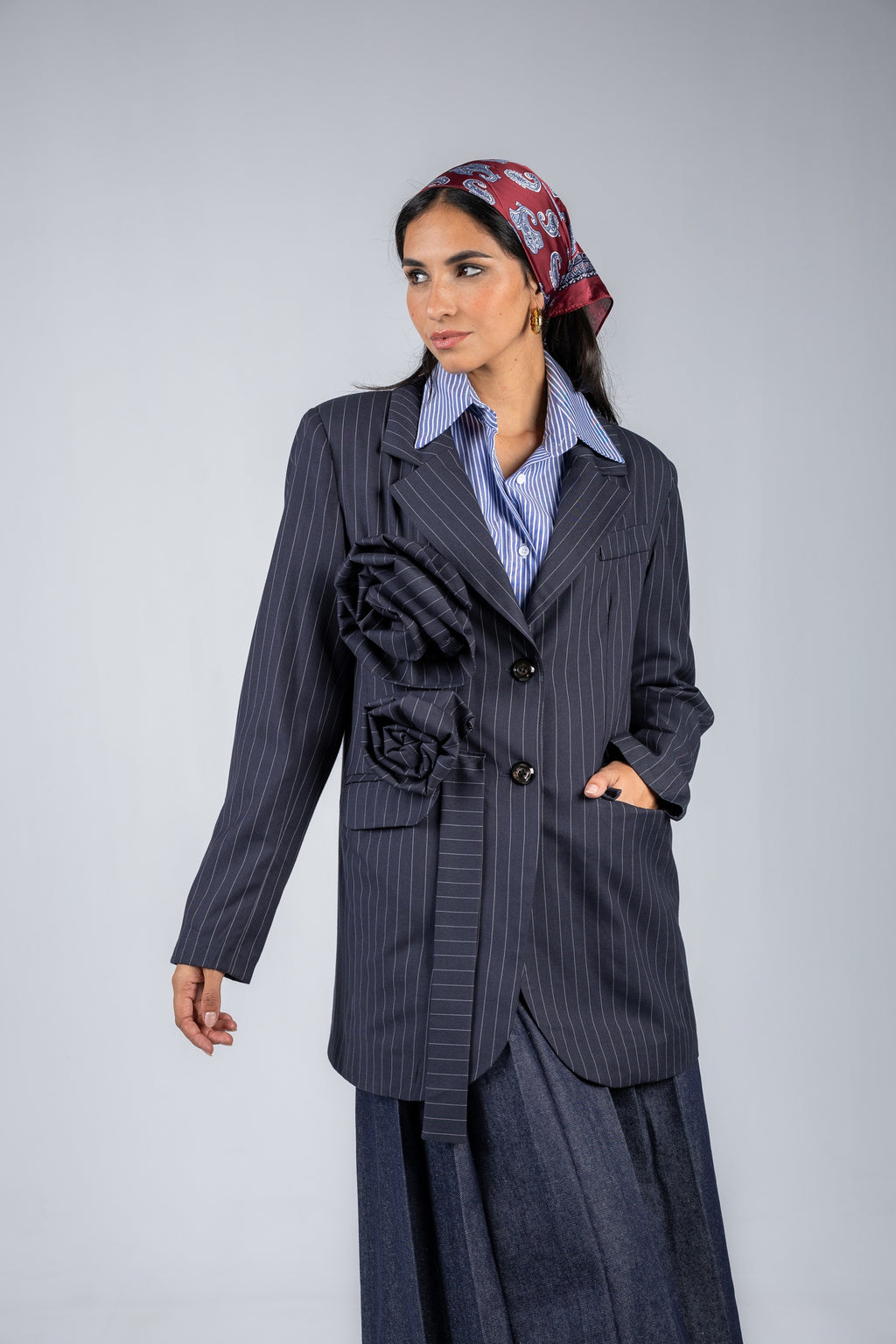 Empire Blazer Gray