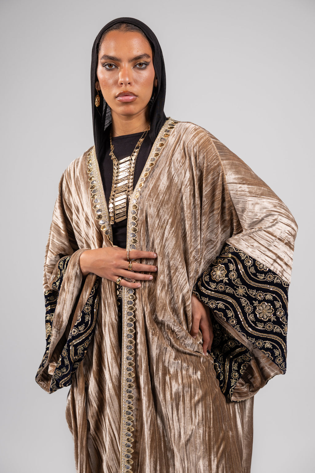 Hajr Kaftan -Gold