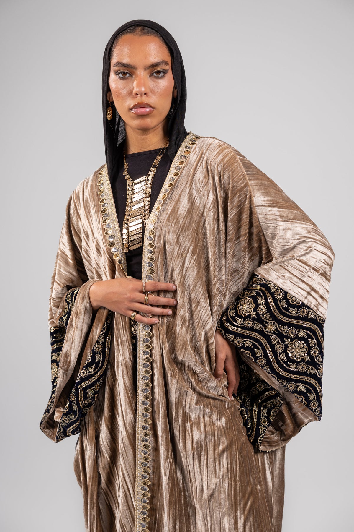 Hajr Kaftan -Gold