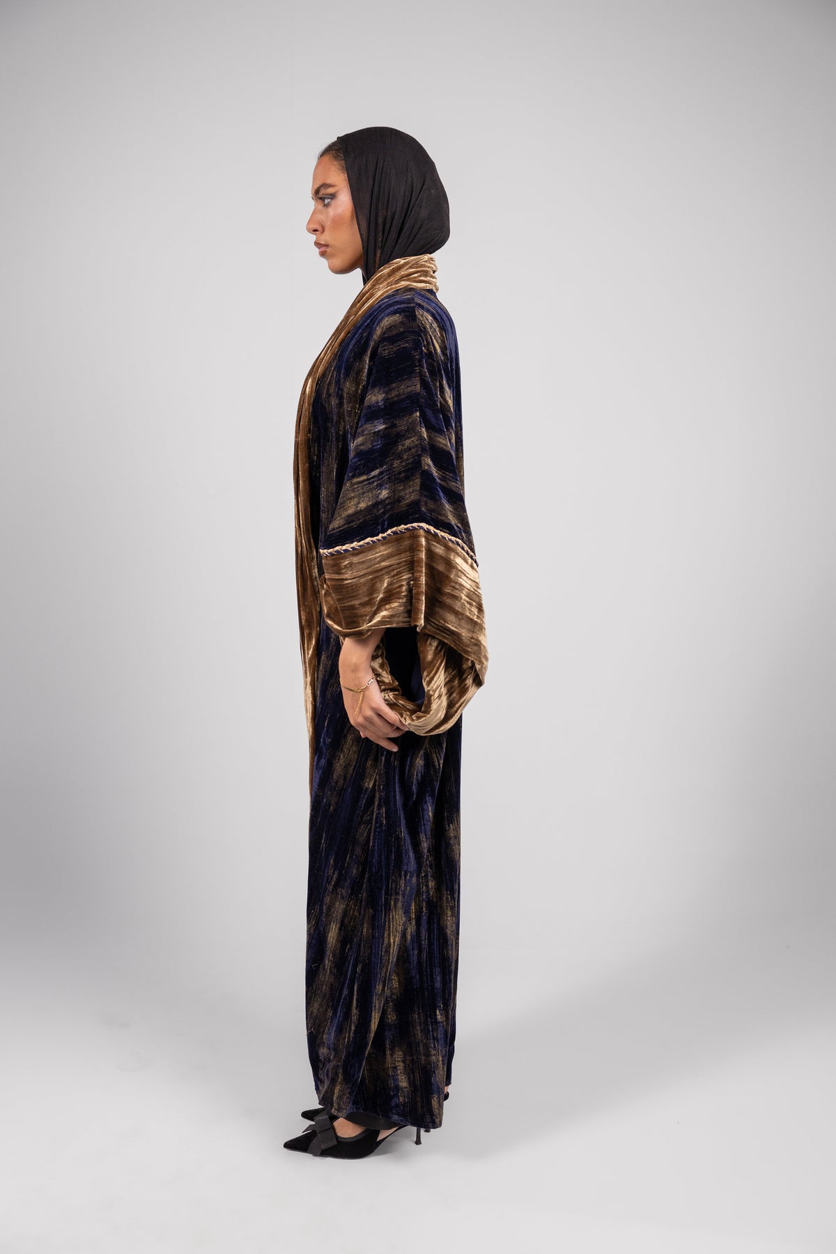 Gawzaa Kaftan -Dark blue