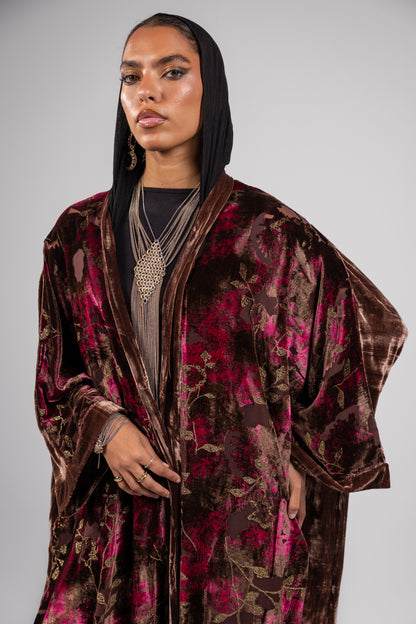 Lujain Kaftam -Burgundy