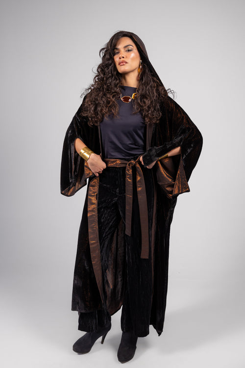 Anoud Kaftan -Black in Copper