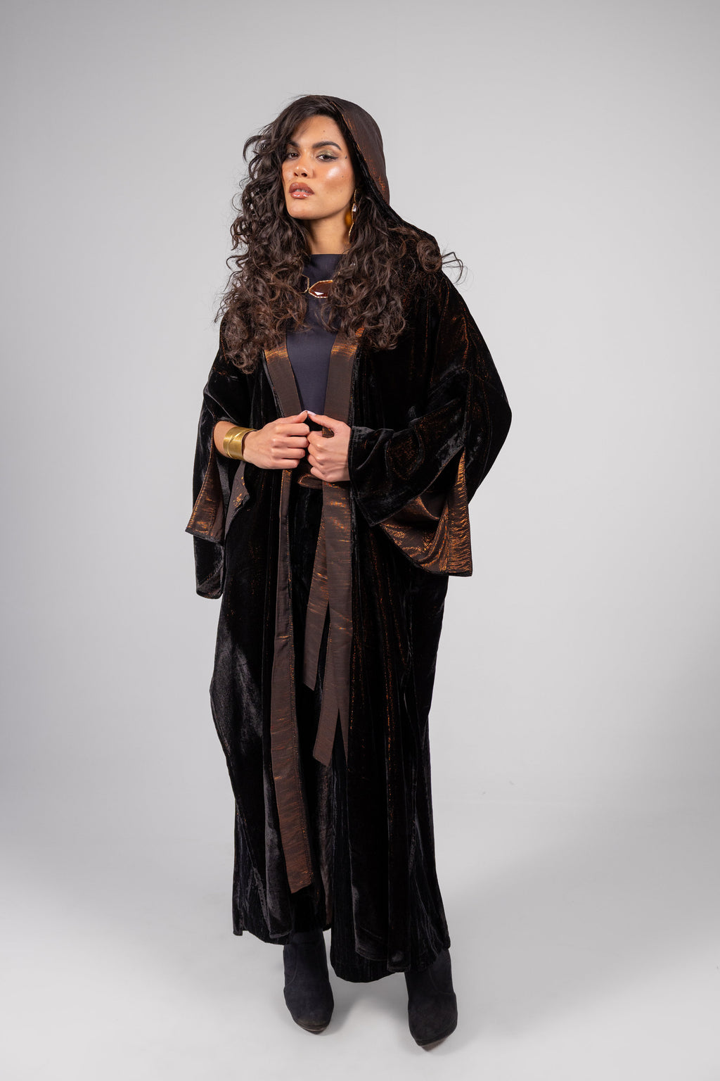 Anoud Kaftan -Black in Copper