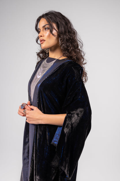 Anoud Kaftan -Black in Blue
