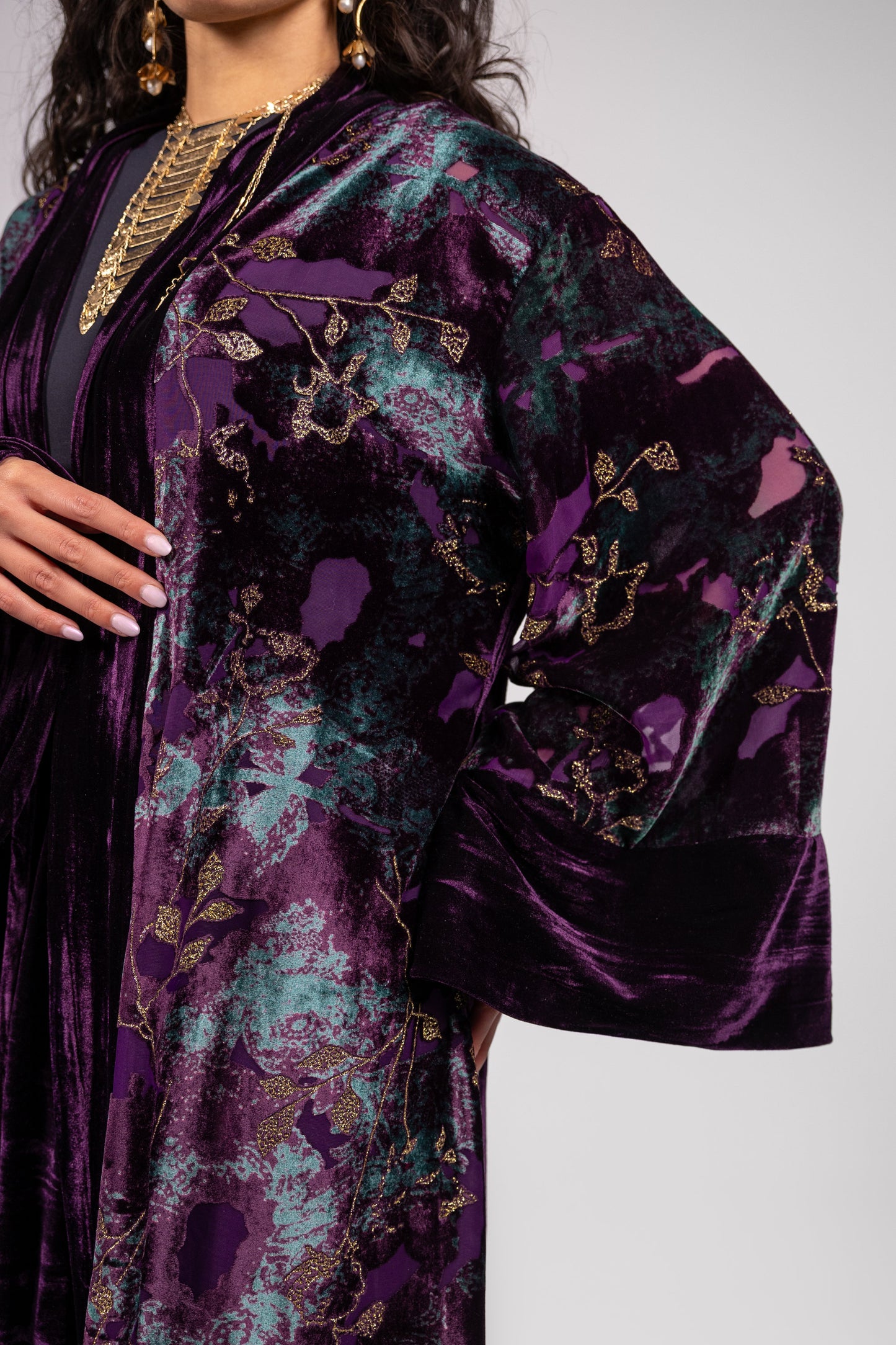 Najood Kaftan -Purple