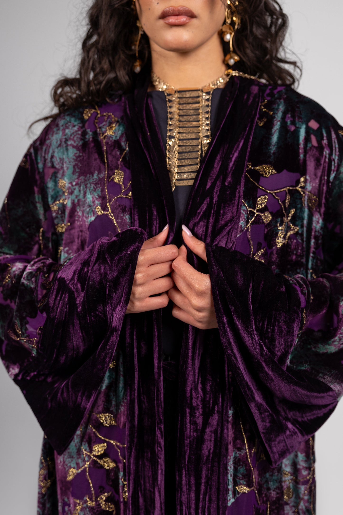 Najood Kaftan -Purple