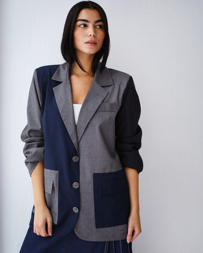 Denim Mixy Blazer