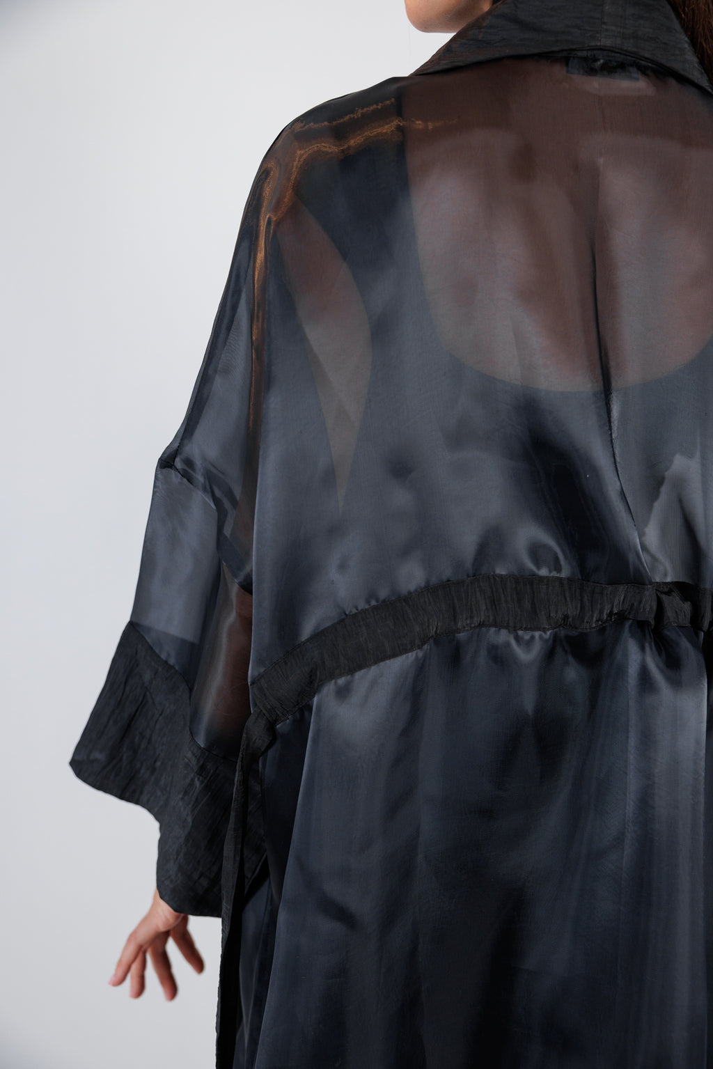 Sheer Cardigan - Black