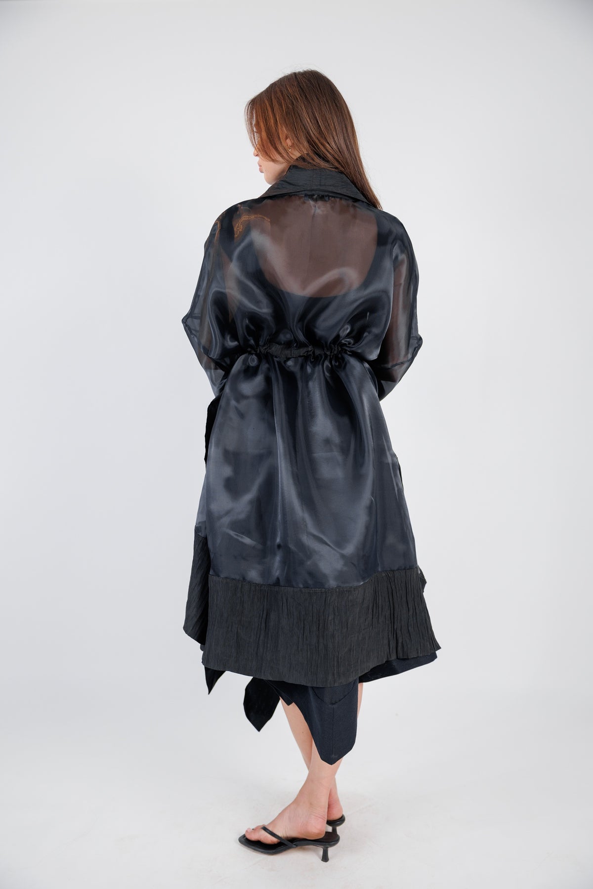 Sheer Cardigan - Black