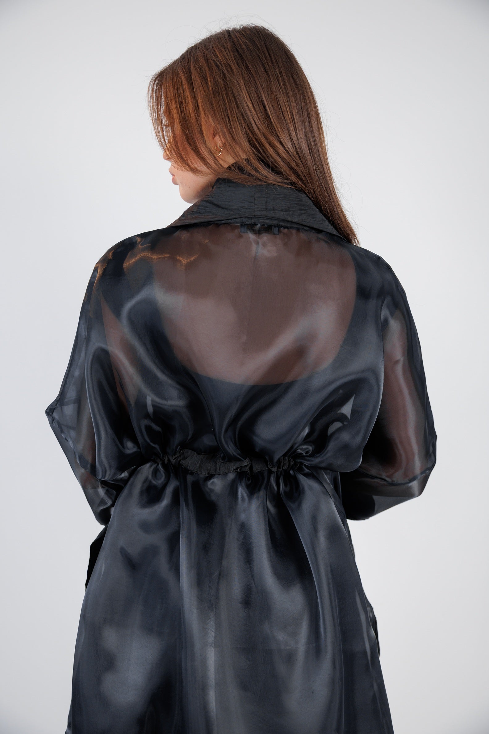 Sheer Cardigan - Black