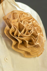Linen Beige Flower