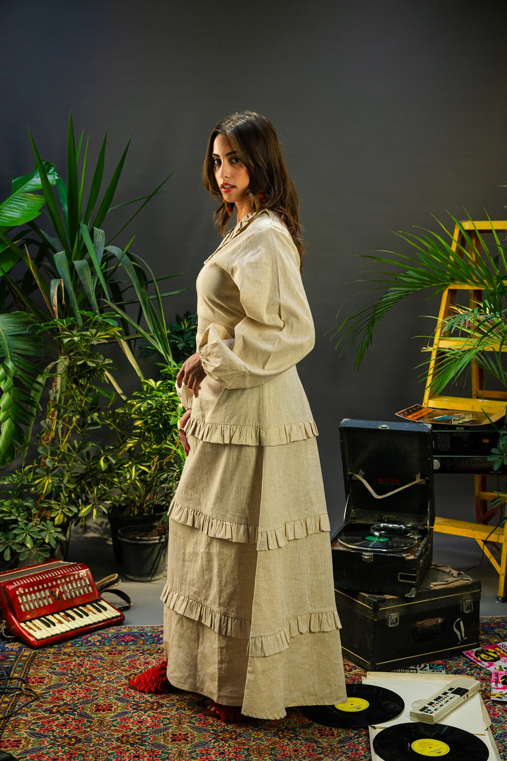 Cherie Dress - Beige