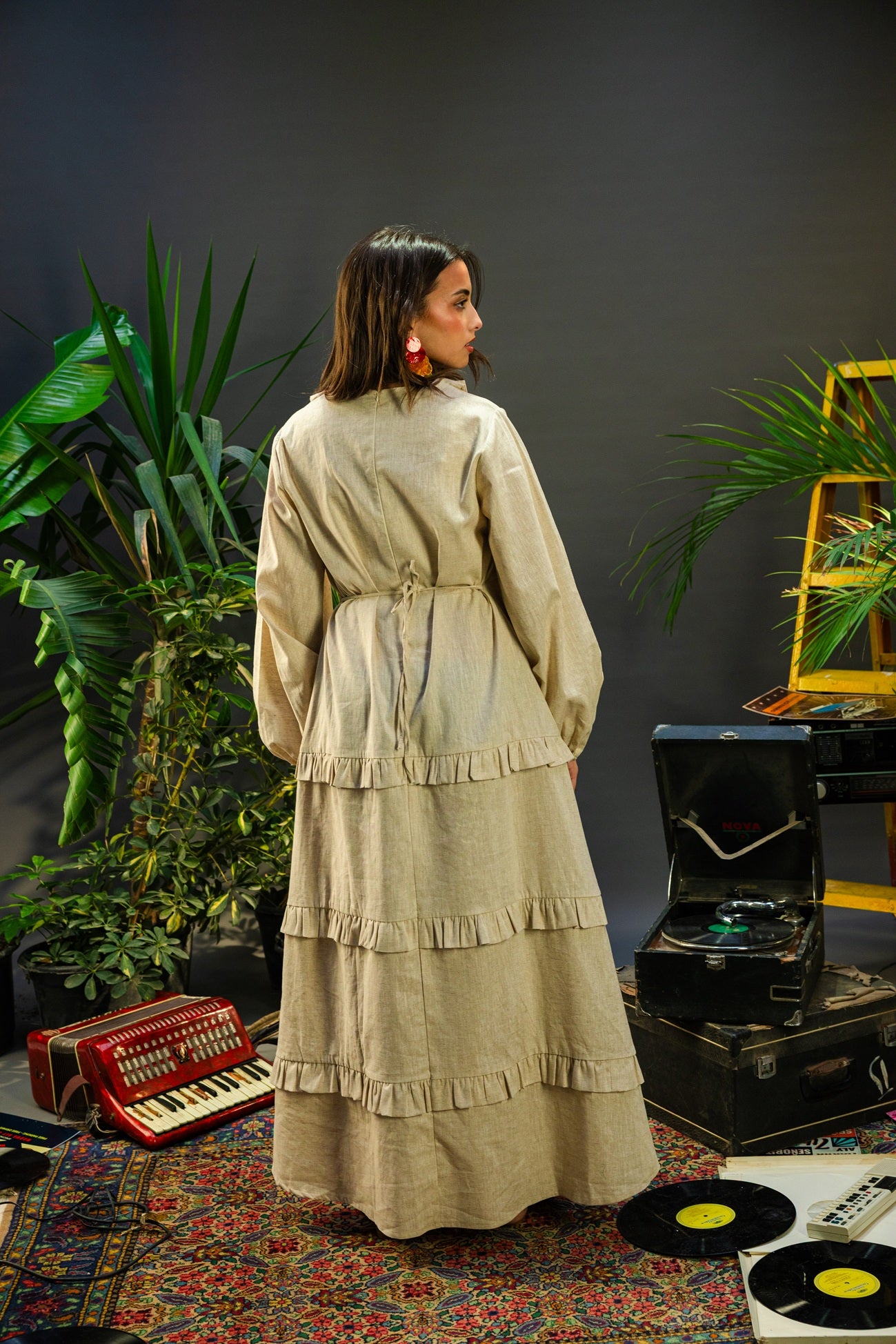 Cherie Dress - Beige