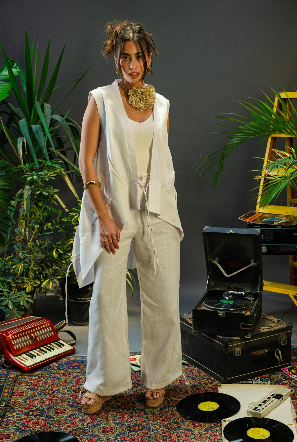 Bella Pant - White