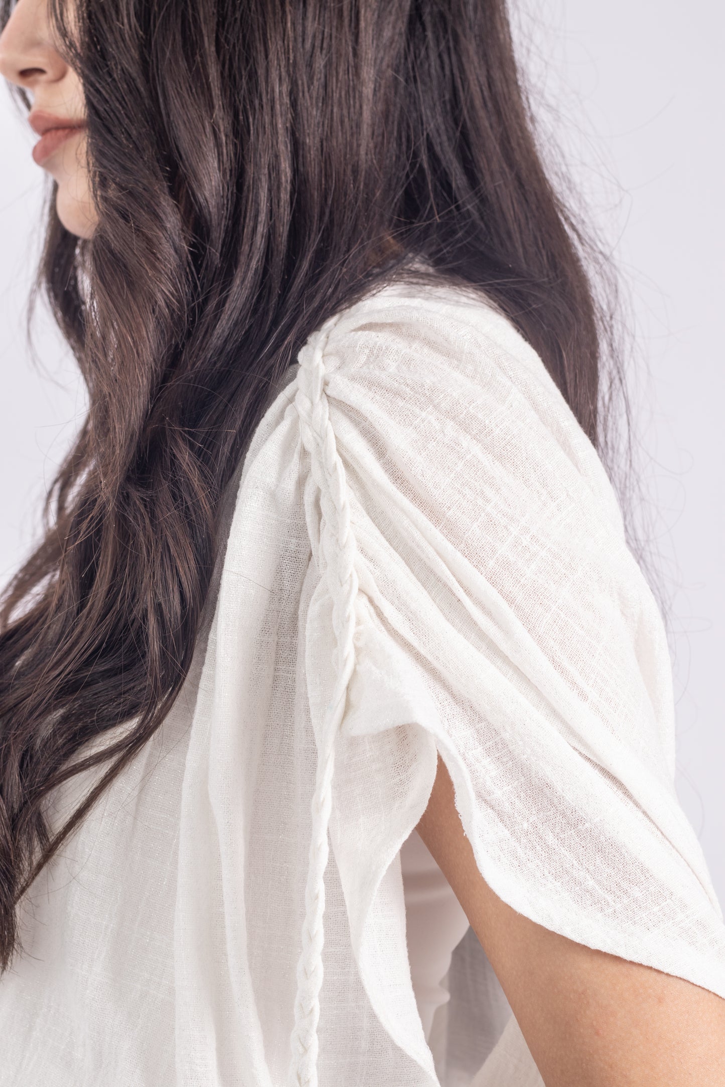 Braided cardigan
