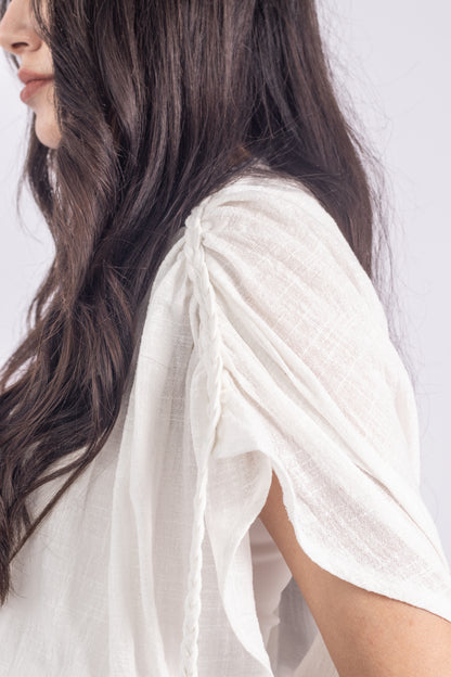 Braided cardigan