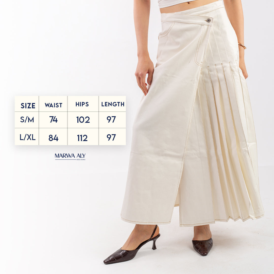 White Mixy Skirt